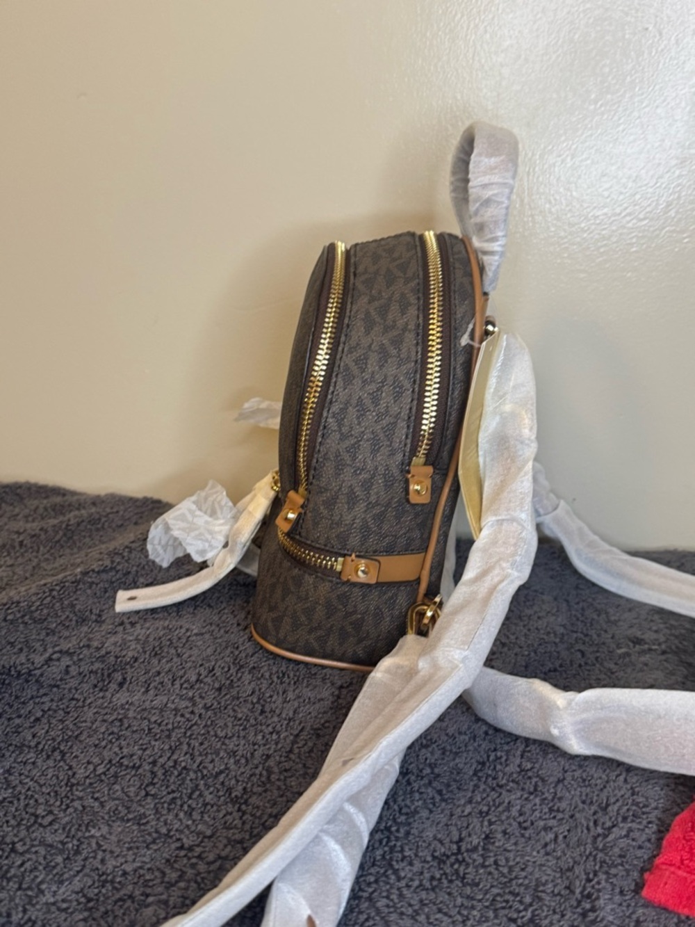 Michael Kors XS Rhea Messenger Backpack - Picture 4 of 15